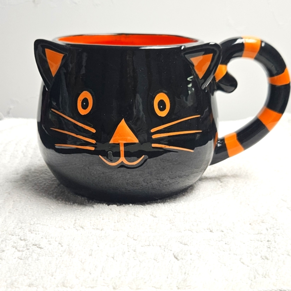 Walgreen Co Halloween Cat Mug or Planter